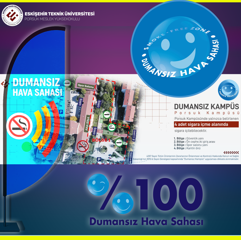 Porsuk Kampüsünde “Dumansız Kampüs” Uygulaması Aşamalı Olarak Başlatılıyor