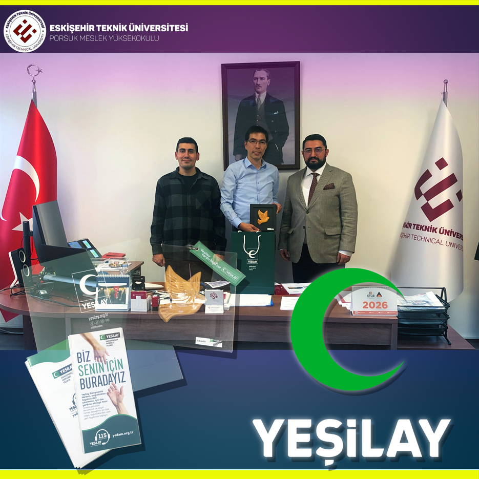 Porsuk MYO ve Yeşilay Eskişehir Şubesi Arasında Stratejik İş Birliği Görüşmesi Gerçekleştirildi