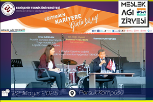 Öğrenci Haberi: Meslek Ağı Zirvesi Kapsamında “Raylar Üzerinde Lojistik” Başlıklı Bir Söyleşi Düzenlendi
