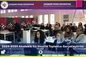 2024-2025 Akademik Yılı Bahar Yarıyılı Hazırlık Toplantısı Gerçekleştirildi