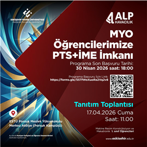 Alp Havacılık’tan Mak-Res Programı Öğrencilerimize PTS+İME Fırsatı!